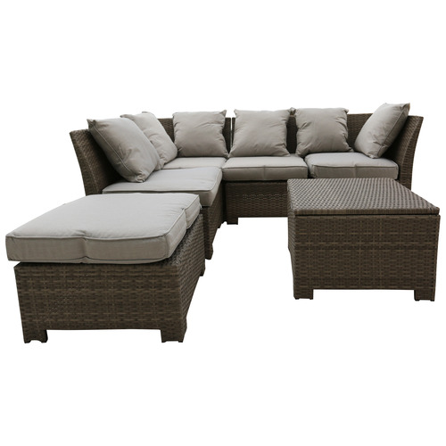 5 Seater Cairns Outdoor Modular Lounge Set Temple & ster