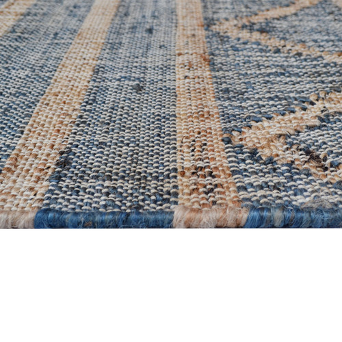 Symbol Hand-Woven Jute & Denim Rug