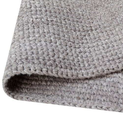 Silver Orbit Hand-Woven Indoor/Outdoor Rug