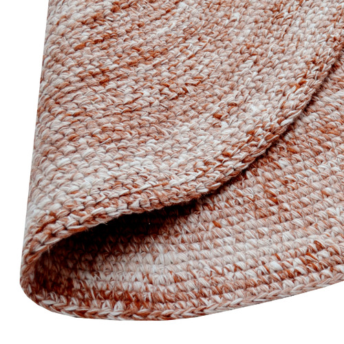 Boulevarde Rugs Rust Orbit Hand-Woven Indoor/Outdoor Round Rug | Temple ...