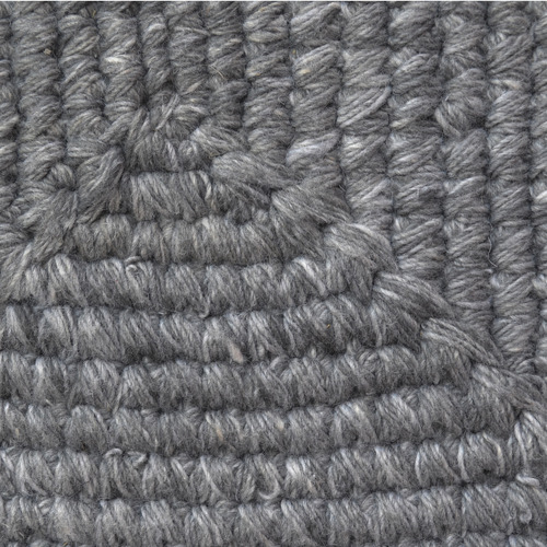 Charcoal Orbit Hand-Woven Indoor/Outdoor Rug