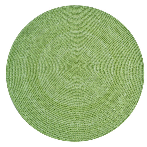 Boulevarde Rugs Green Orbit HandWoven Indoor/Outdoor Round Rug