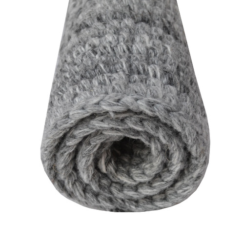 Ash Grey Orbit Hand-Woven Indoor/Outdoor Rug