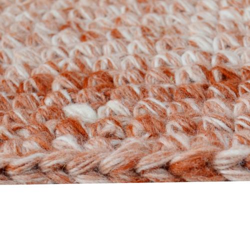 Rust Orbit Hand-Woven Indoor/Outdoor Rug