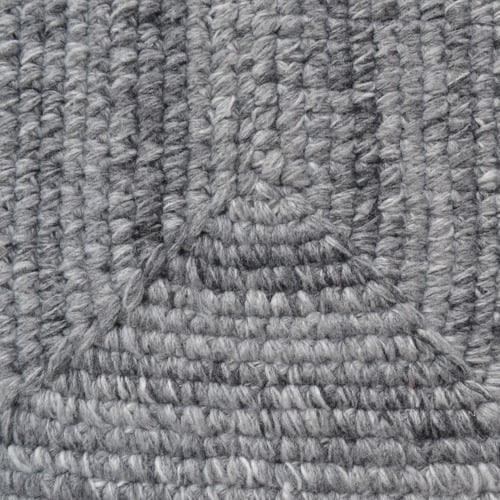 Ash Grey Orbit Hand-Woven Indoor/Outdoor Rug
