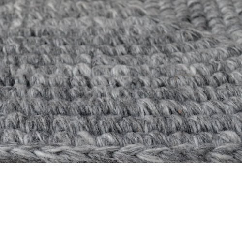 Ash Grey Orbit Hand-Woven Indoor/Outdoor Rug