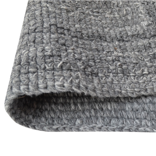 Ash Grey Orbit Hand-Woven Indoor/Outdoor Rug