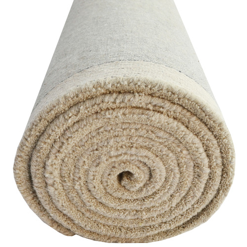 Grey & Cream Hanette Kashan Wool Runner