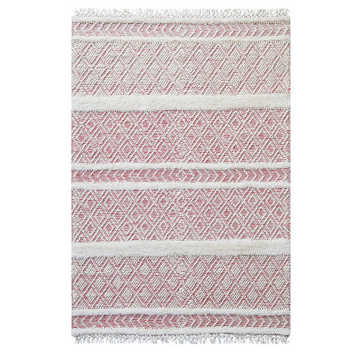 Red-Aura-Flat-Woven-Wool-Rug