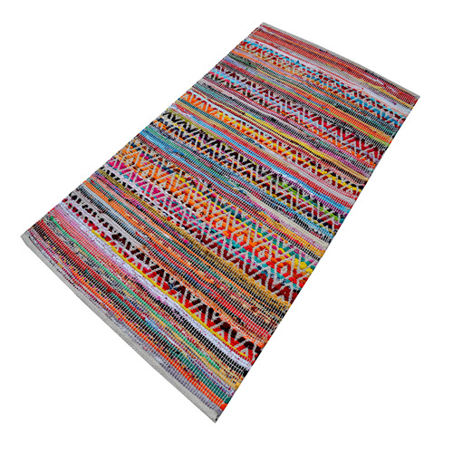 Jamaica HandWoven Cotton Rug Temple & ster