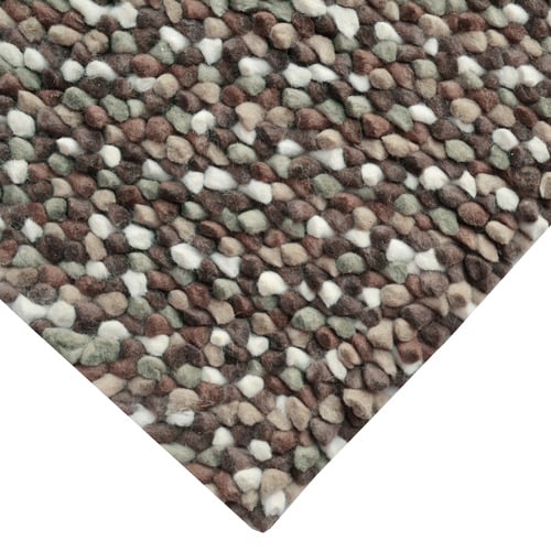 Brown-Jelly-Bean-Felted-Wool-Blend-Rug