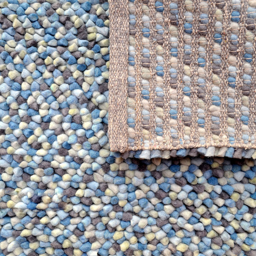 Light-Blue-Jelly-Bean-Felted-Wool-Blend-Rug