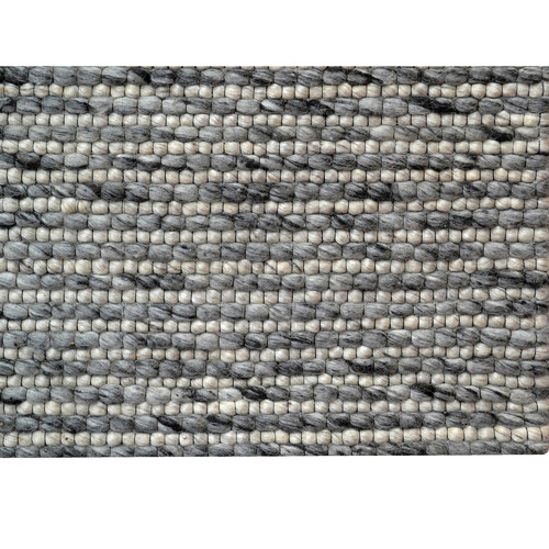 Boulevarde Rugs Ash Grey Beads HandWoven Wool Rug Temple & ster