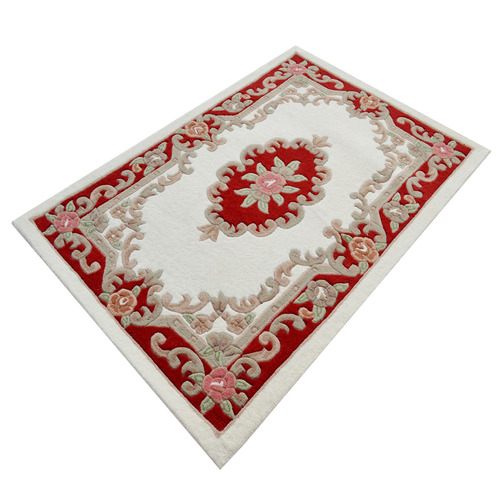Boulevarde Rugs Red Avalon Hand-Tufted Wool Rug | Temple & Webster