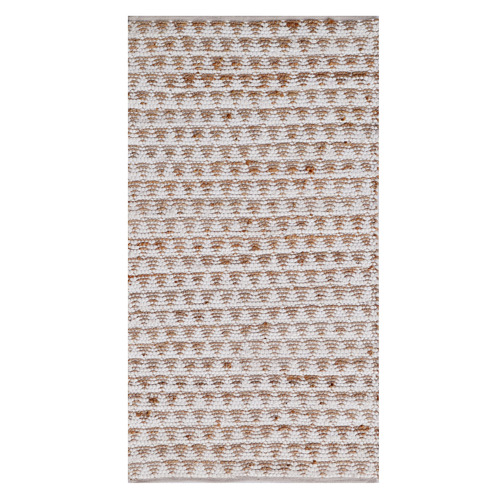 Boulevarde Rugs Natural Jamaica HandWoven Cotton & Jute Rug Temple & ster