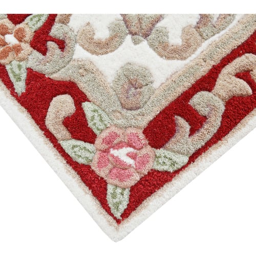 Boulevarde Rugs Red Avalon Hand-Tufted Wool Rug | Temple & Webster