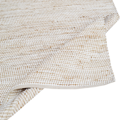 Boulevarde Rugs Natural Jamaica Duat HandWoven Jute Rug Temple & ster