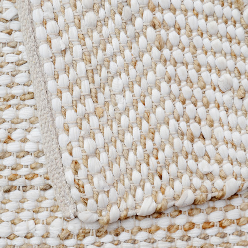 Boulevarde Rugs Natural Jamaica Duat HandWoven Jute Rug Temple & ster