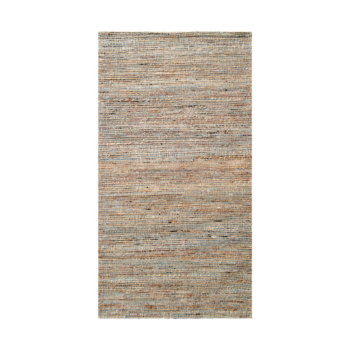 Boulevarde Rugs Natural & Silver Kerala Jute-Blend Rug | Temple & Webster