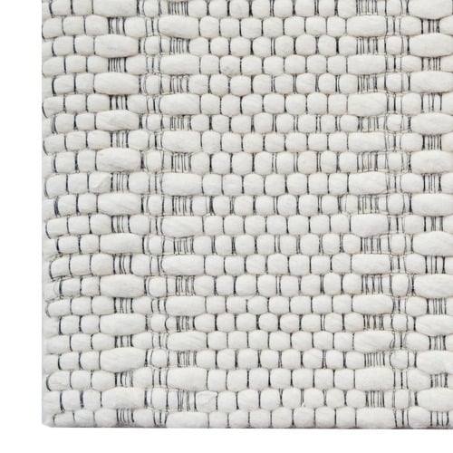 Ivory Laos Hand-Woven Wool Rug