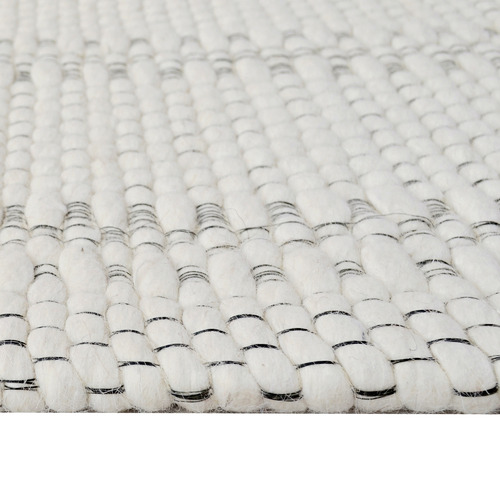 Ivory Laos Hand-Woven Wool Rug