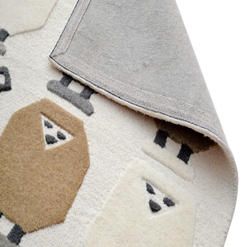 Wolly Hand-Tufted Wool Rug