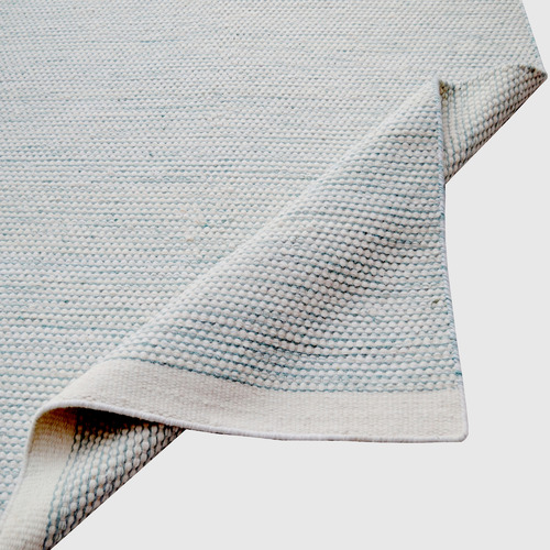 Aqua Boondi Hand-Woven Wool Rug