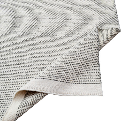 Boulevarde Rugs Grey Boondi Hand-Woven Wool Rug | Temple & Webster