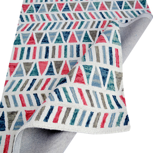 Triangle Hand-Tufted Wool Rug