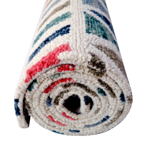 Triangle Hand-Tufted Wool Rug