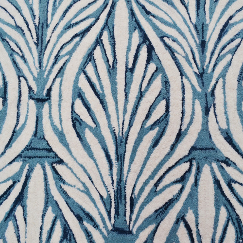 Blue Grass Hand-Tufted Wool Rug