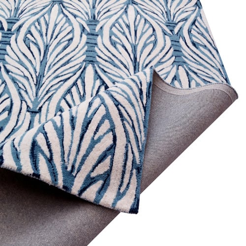 Blue Grass Hand-Tufted Wool Rug