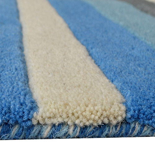 Blue Xylo Hand-Tufted Wool Rug