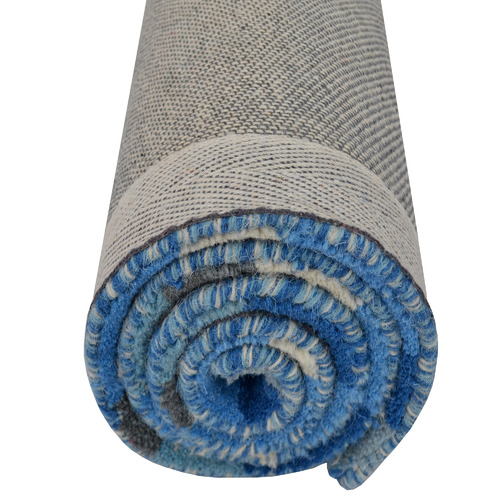 Blue Xylo Hand-Tufted Wool Rug