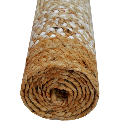 Border Hand-Woven Jute Rug