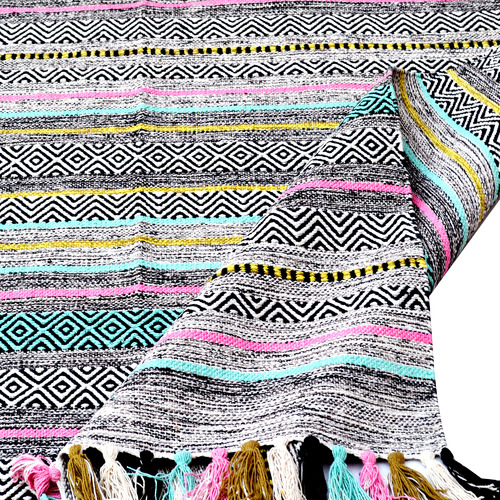 Boulevarde Rugs Mizo HandWoven Cotton Rug Temple & ster