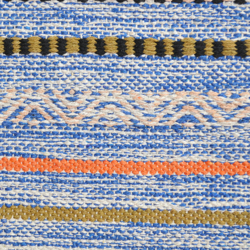 Multi-Colour Varya Hand-Woven Cotton Rug