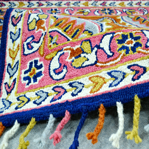 Navy Soma Wool Rug