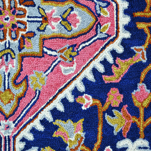 Navy Soma Wool Rug