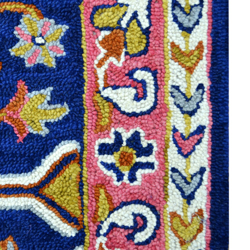Navy Soma Wool Rug