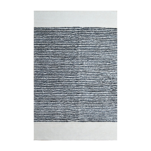 Ivory & Charcoal Indra Wool Rug
