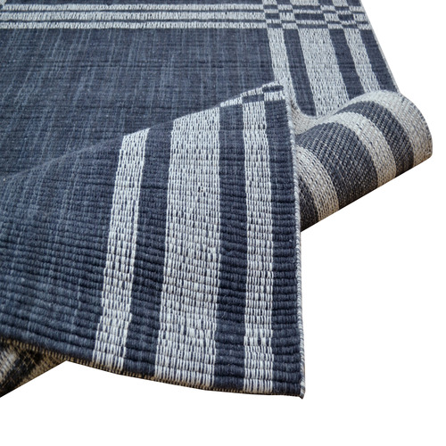 Charcoal & Ivory Agni Wool Rug