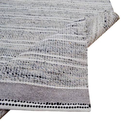 Silver Vayu Jute & Wool Rug