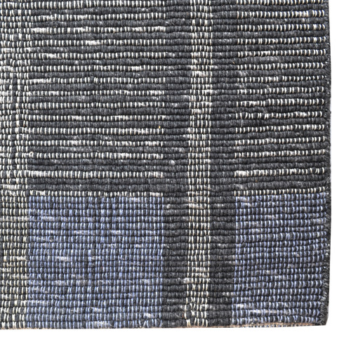 Charcoal Bushra Wool Rug