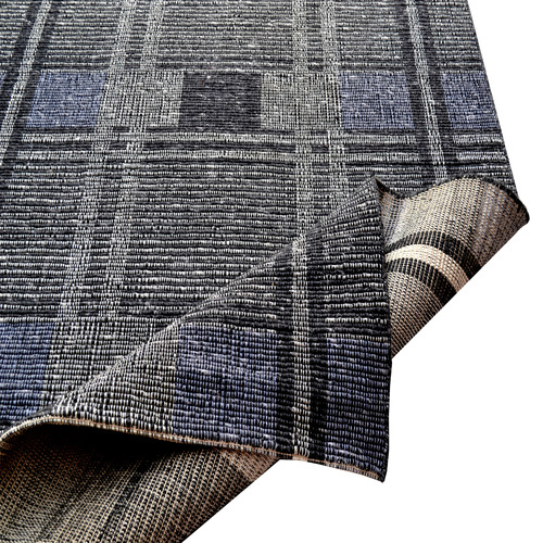 Charcoal Bushra Wool Rug