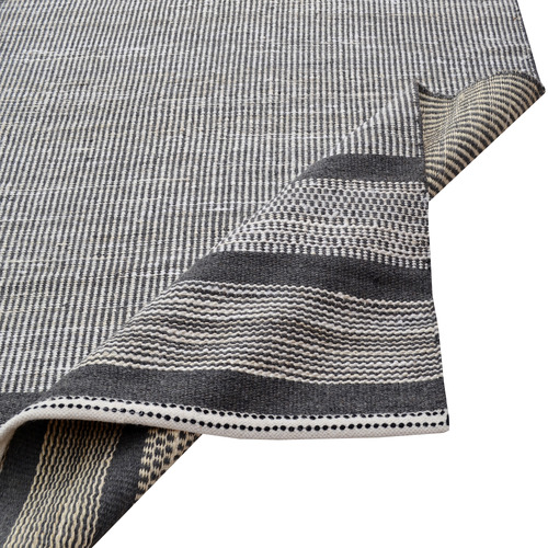 Charcoal Lima Wool & Jute Rug