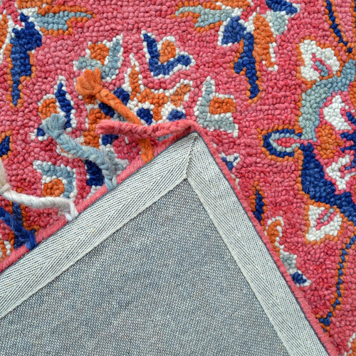 Light Pink Lyon Hand-Tufted Wool Rug
