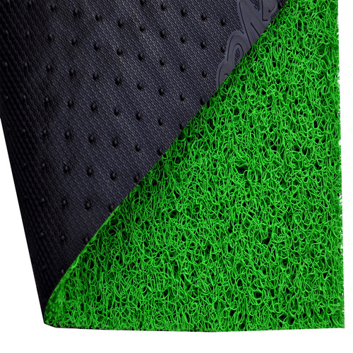 Green Cozy Rubber Doormat