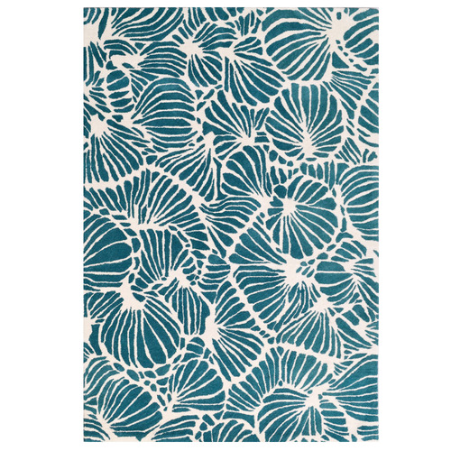 Teal Jessica Hand-Tufted Wool Rug