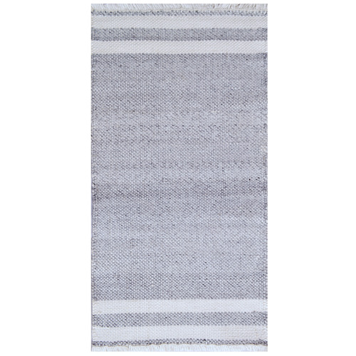 Ash Grey Richmond Hand-Woven Reversible Rug